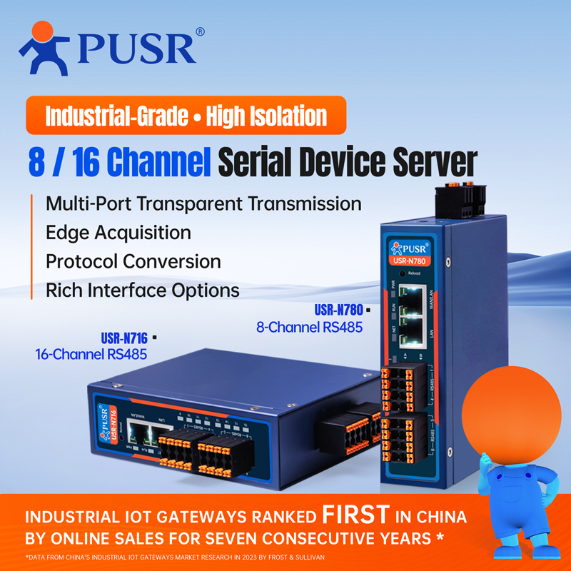 Power Over Ethernet - Konverter PUSR Industrial RS485 ke Ethernet