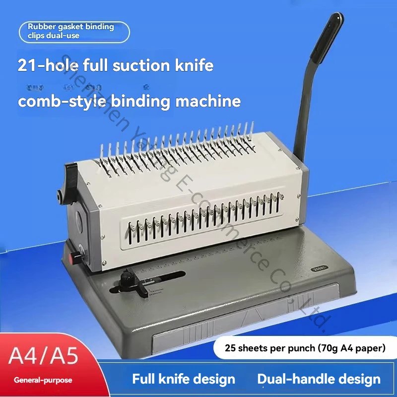 Mesin Penjilid Sisir 21 Lubang - Binding Machine Comb ulasan dan harga