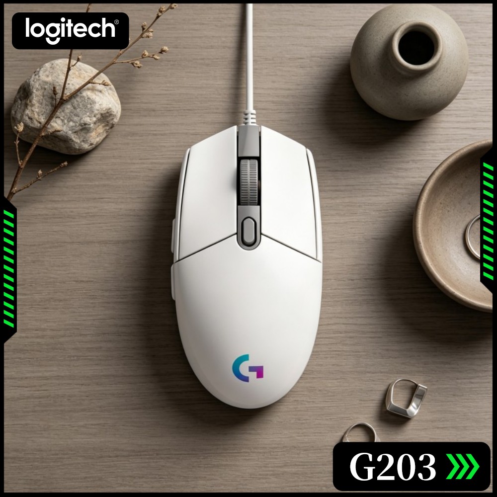 Logitech G203 Mouse Gaming Ber - Logitech Mouse G203 ulasan dan harga