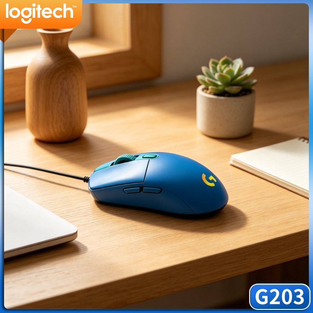 Logitech G203 Mouse Gaming Ber - Logitech Mouse G203 ulasan dan harga
