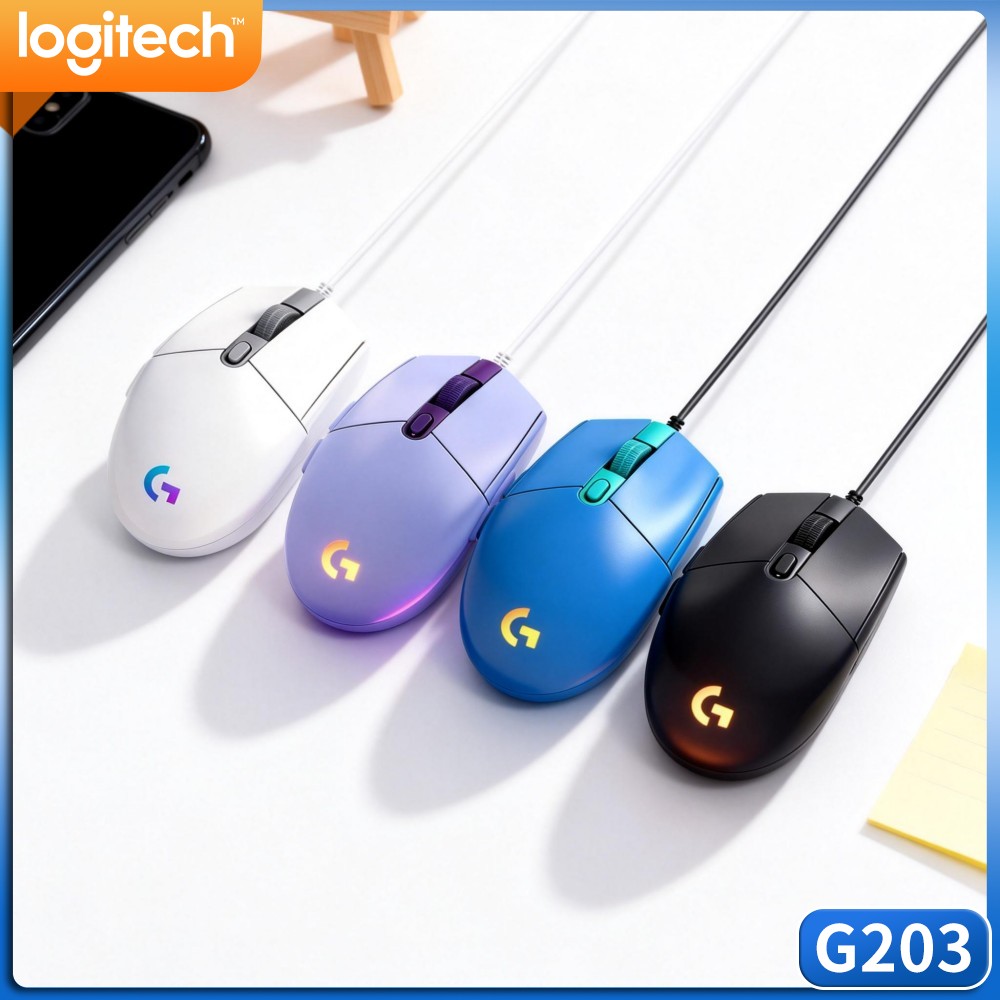Mouse Gaming Berkabel Logitech - Logitech Mouse G203 ulasan dan harga